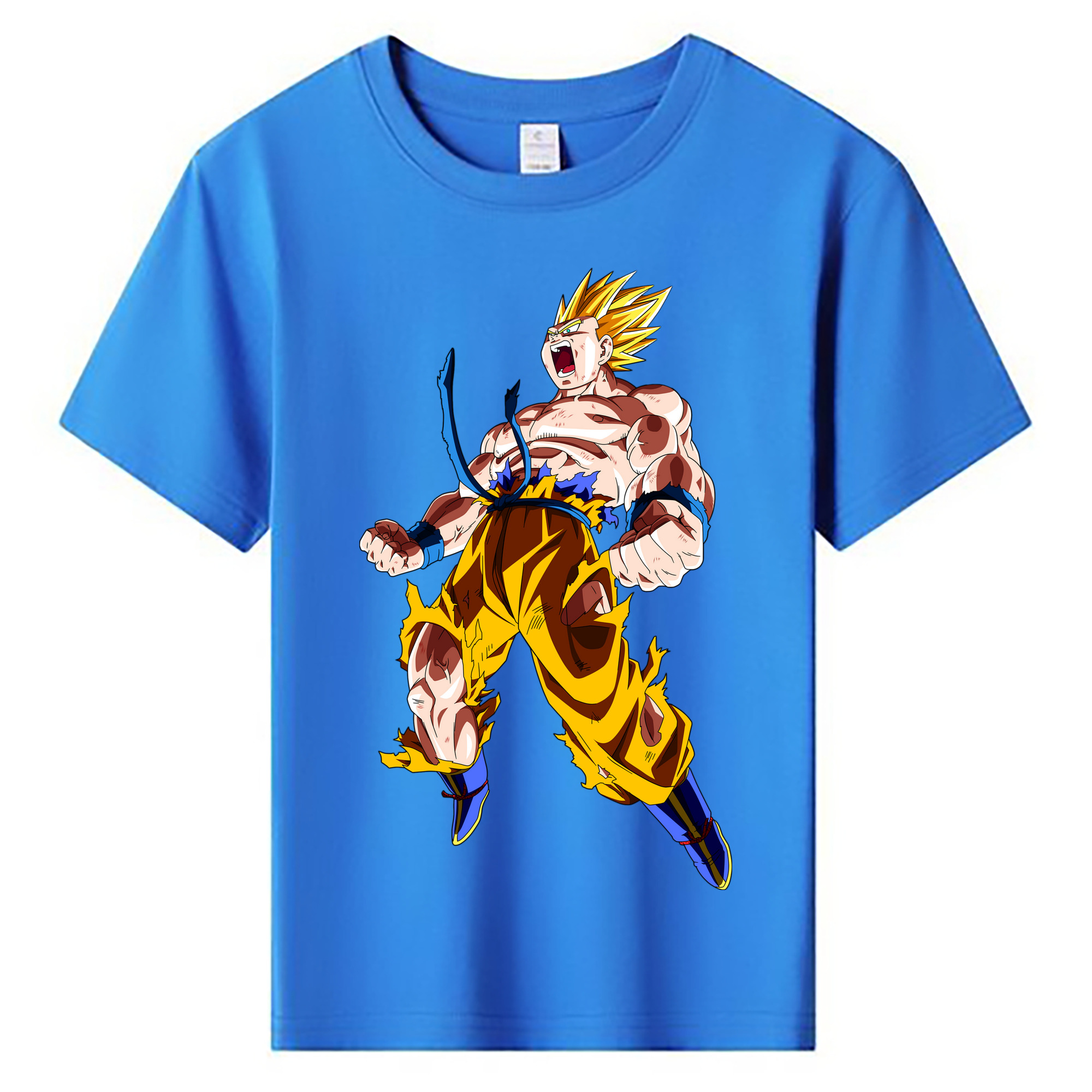 （画像用） ドラゴンボール 孫悟空（そん ごくう）Son Goku カカロット DRAGON BALL Kakarotto 綿100％キッズTシャツ（フロントプリント）